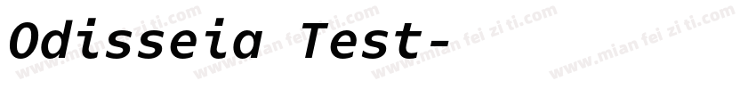 Odisseia Test字体转换
